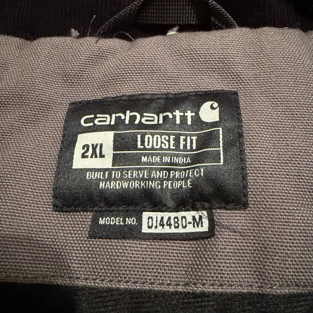 Carhartt Jacket Mens 2XL‎ Loose Fit Gravel Gray Duck Canvas 104480 GVL